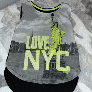 justice girls NYC tank top